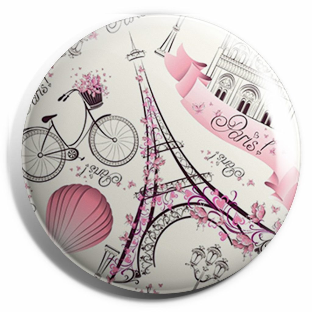 Button Badge - Paris - Mom's Charm