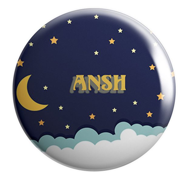 Button Badge - Starry Night - Personalized Return Gifts - Min 10