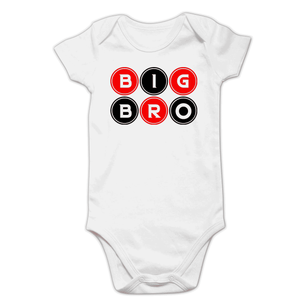 Big Bro Romper - White