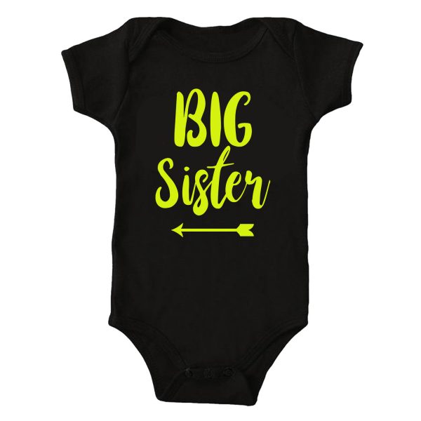Big Sister Romper - Black