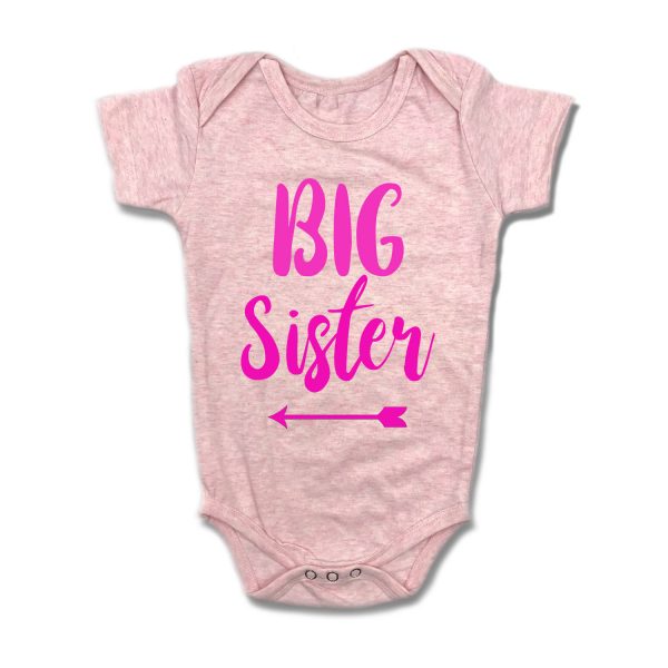Big Sister Romper - Pink