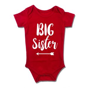 Big Sister Romper - Red