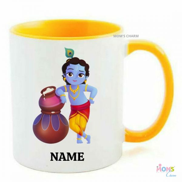 Coffee Mug - Krishna Matki - Personalized Return Gifts - Min 10