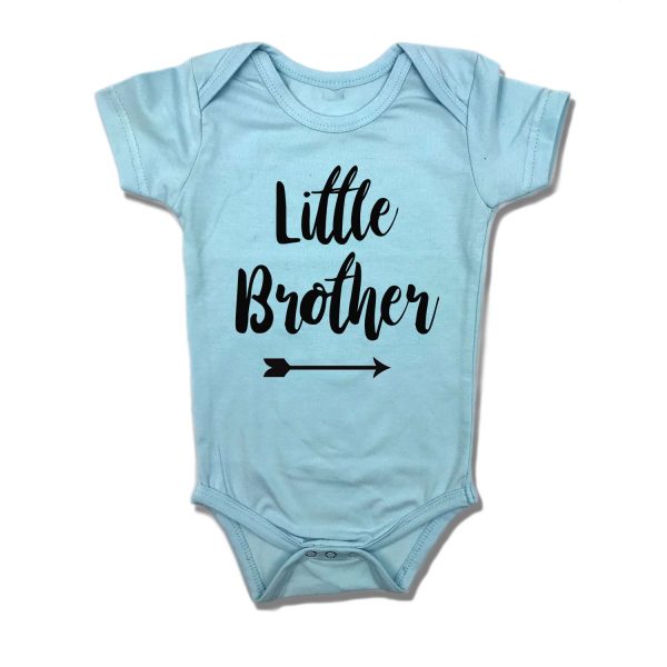 Little Brother Romper - Light Blue