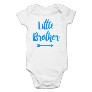 Little Brother Romper - White