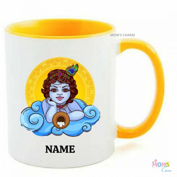 Coffee Mug - Krishna Makhanchor - Personalized Return Gifts - Min 10