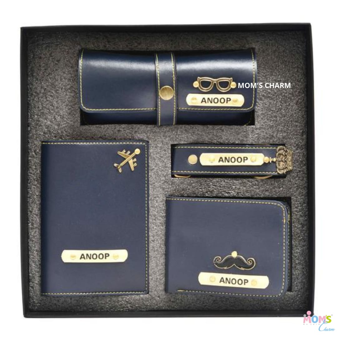 Personalized All in One Men's Combo (4 pcs) - Blue