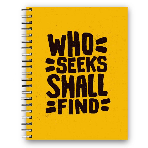 Wiro Diary A6 - Who Seeks Shall Find
