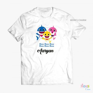 Baby Shark Tshirt - White Color