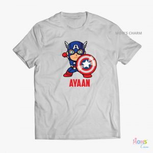 Captain America Tshirt - Grey Color