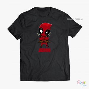 Deadpool Tshirt - Black Color