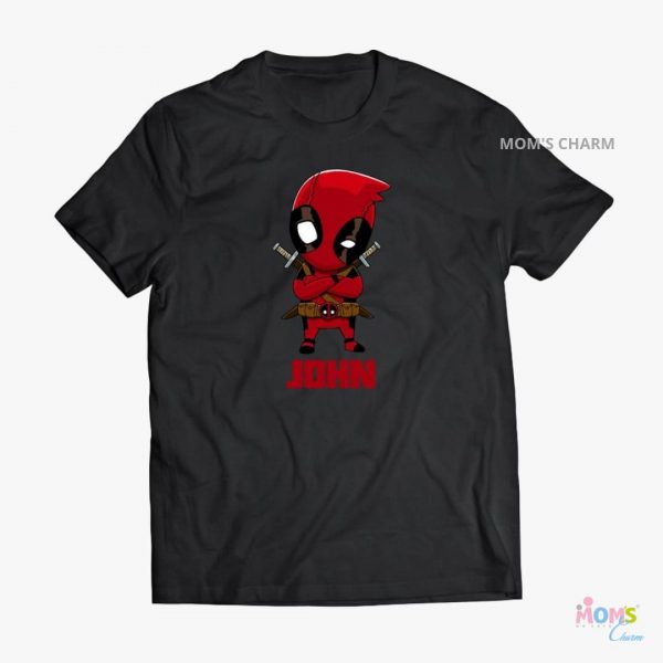Deadpool Tshirt - Black Color