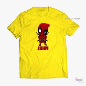 Deadpool Tshirt - Yellow Color
