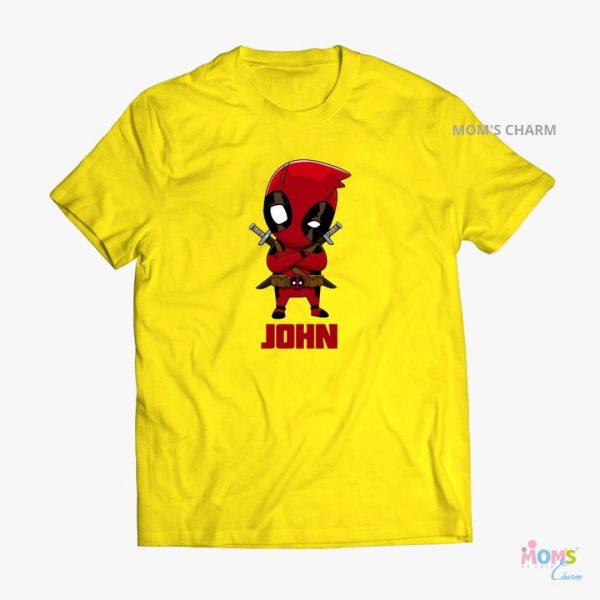 Deadpool Tshirt - Yellow Color