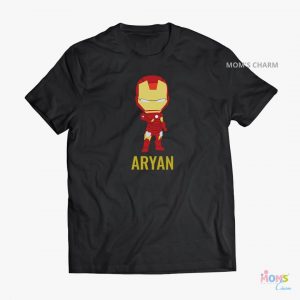 Iron Man Tshirt - Black Color