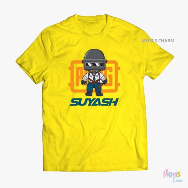PUBG Tshirt - Yellow Color