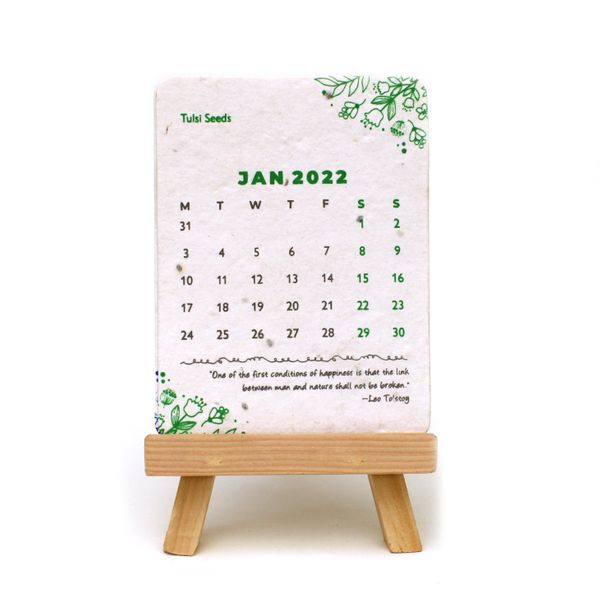 Plantable Calendar (Wooden Stand) Mom’s Charm