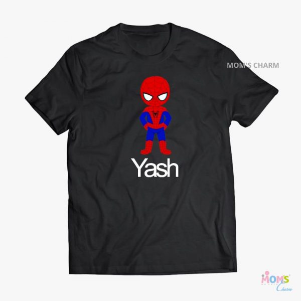 Spiderman Tshirt - Black Color