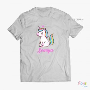 Unicorn Tshirt - Grey Color
