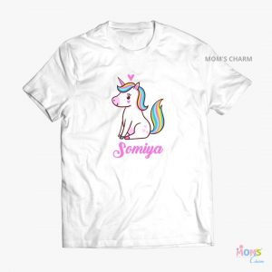 Unicorn Tshirt - White Color