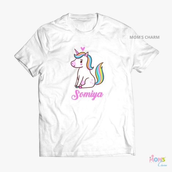Unicorn Tshirt - White Color
