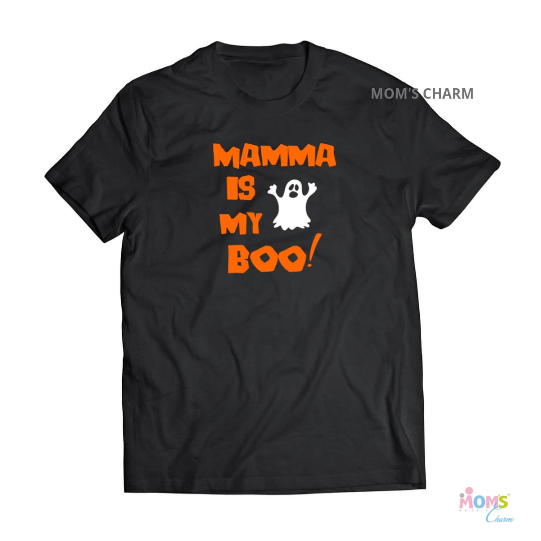 Personalized Halloween Tshirt - Mama Is My Boo