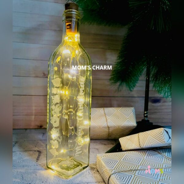 Personalized Xmas Engraved Bottle - Image 2