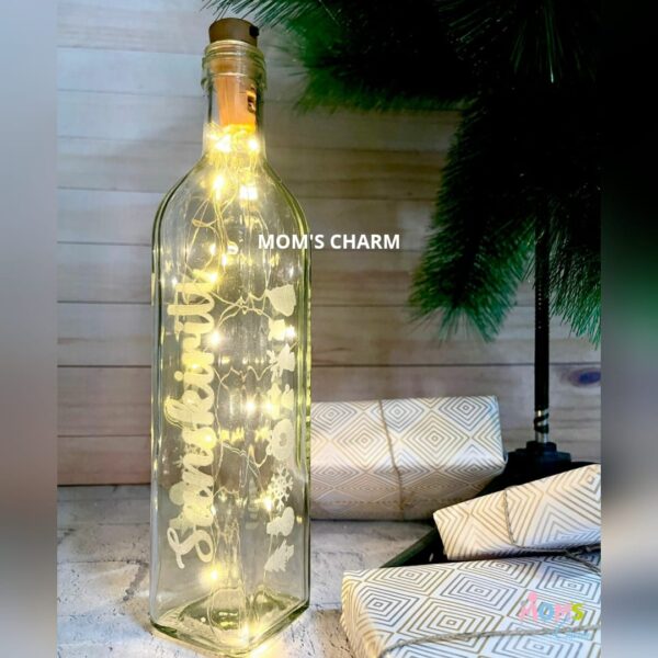 Personalized Xmas Engraved Bottle