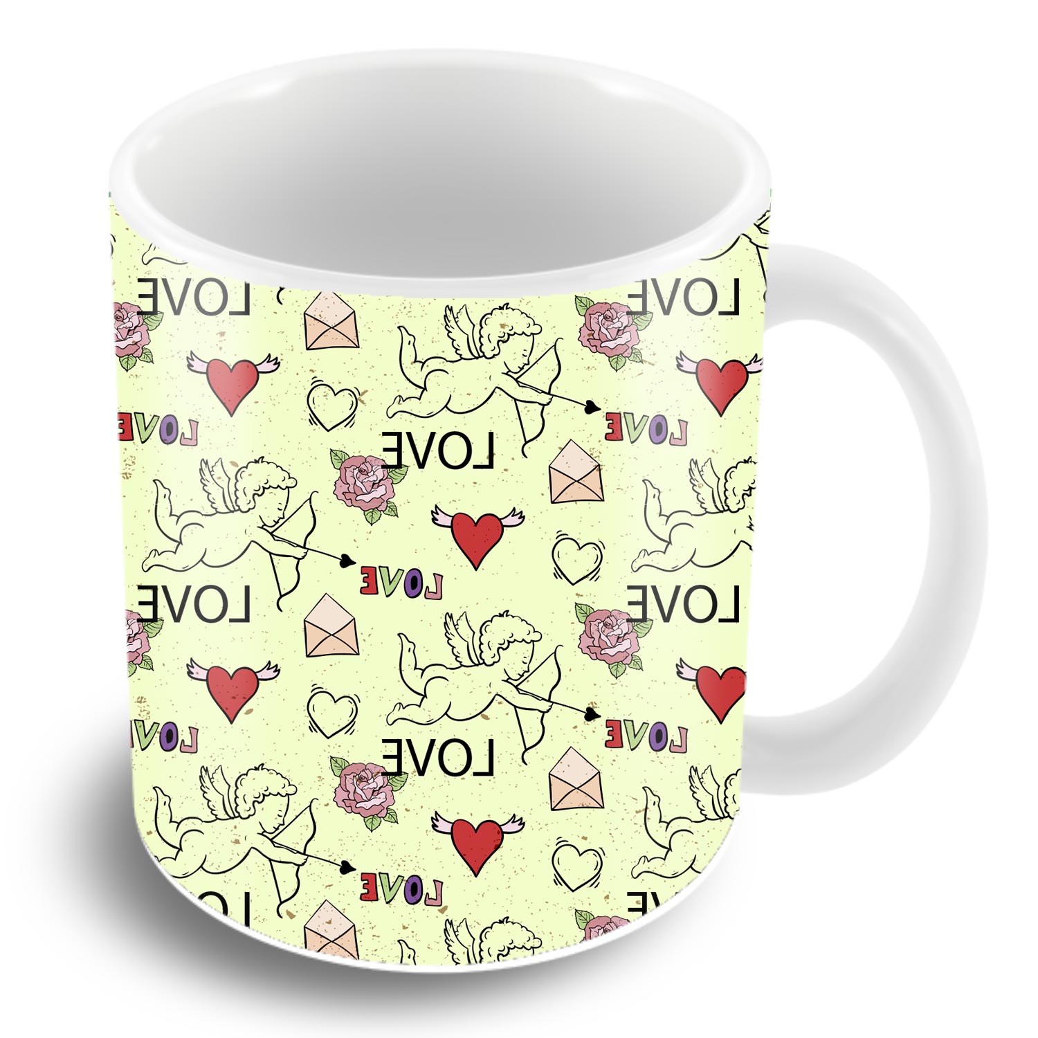 Cupid Love Mug - Personalize with Name