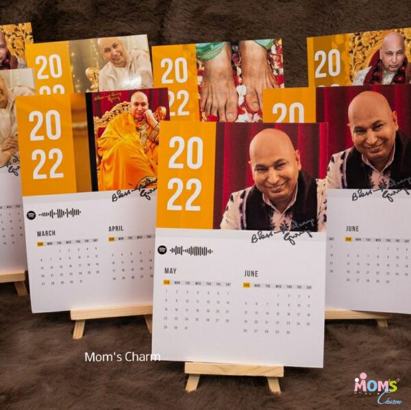 Custom Guruji Calendar - Personalize with Name / Picture