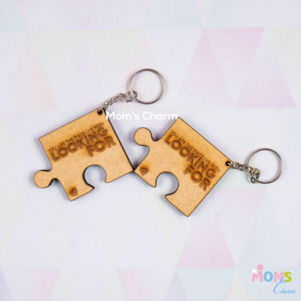 MDF Puzzle Keychain - Pack of 2 - Image 3