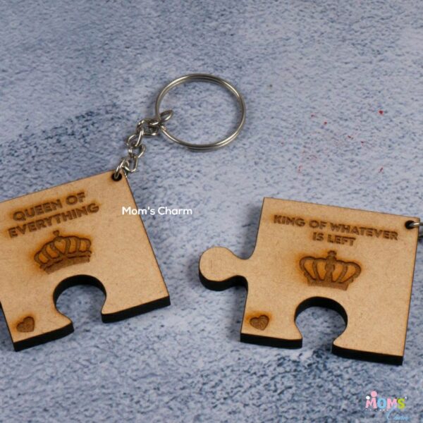 MDF Puzzle Keychain - Pack of 2