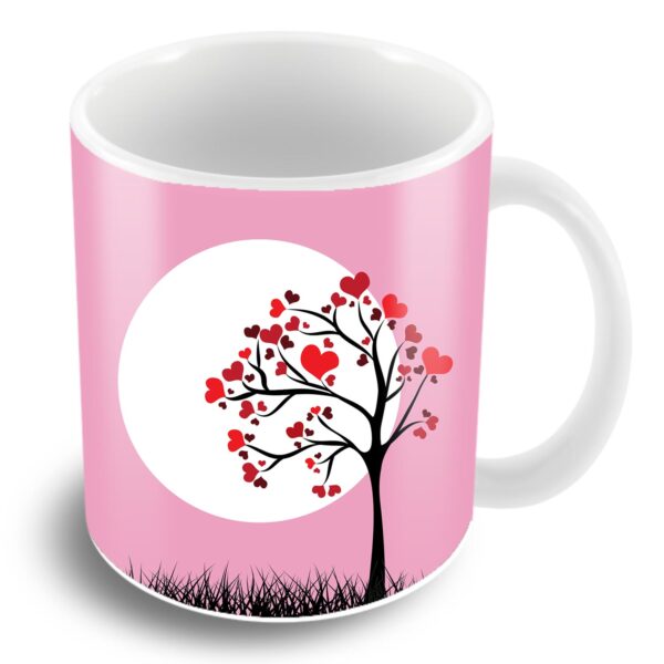 Tree with Hearts Mug - Personalize with Name