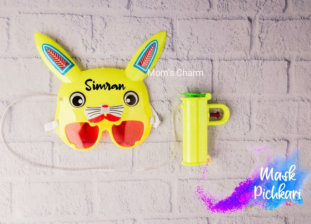 Customized Mask Pichkari - Holi Water Gun