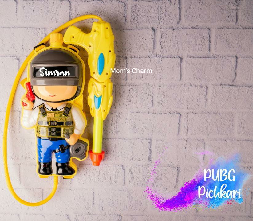 Customized PubG Pichkari - Holi Water Gun