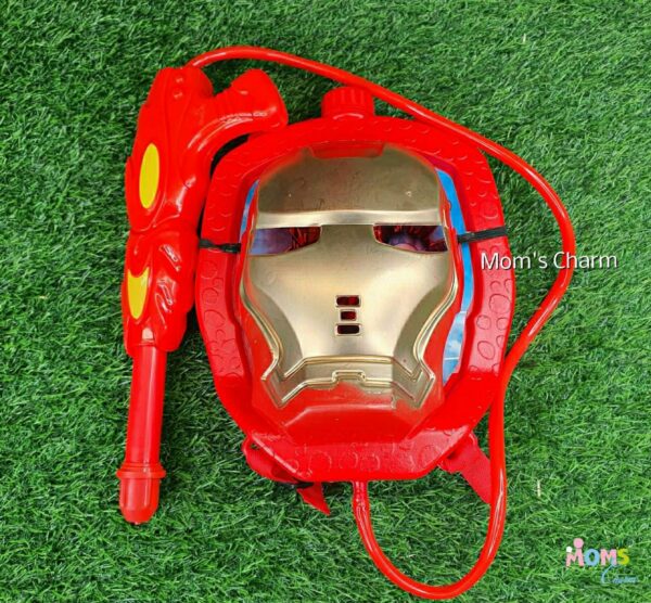 Customized Ironman Pichkari - Holi Water Carrier - Detachable Mask - Image 2