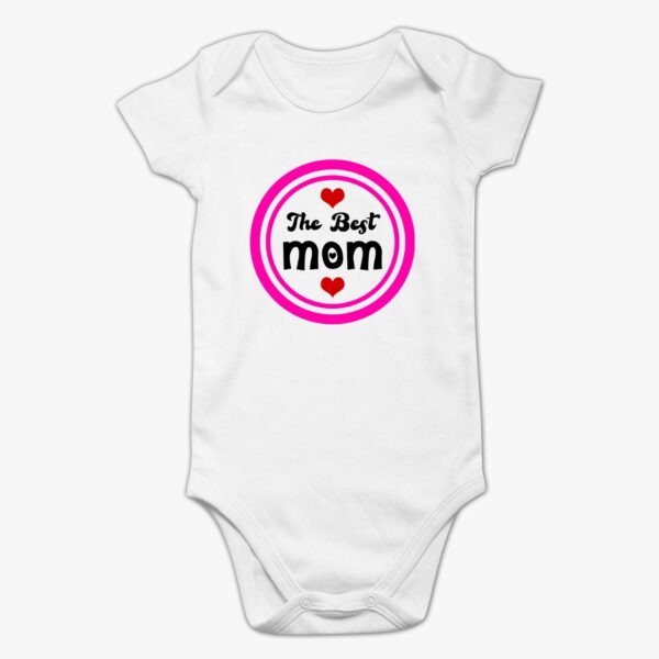 The Best Mom - Cotton Romper - Personalize with Name