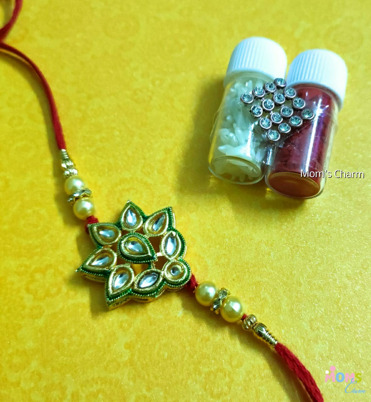 Kundan Designer Rakhi - Image 2