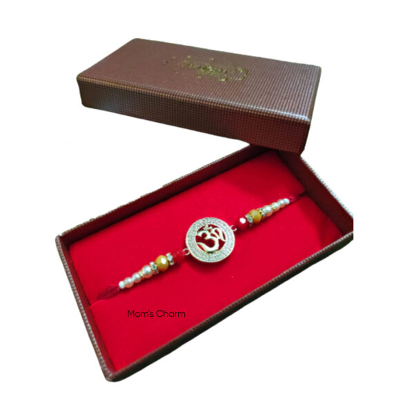 Om Designer Rakhi - American Diamond - Image 5
