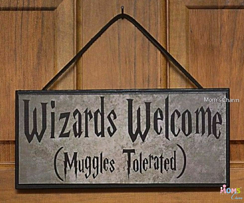 Harry Potter Wizards Muggles Name Plate – Can be personalized