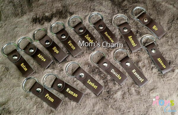 Leatherette Keychain - Personalize with Name