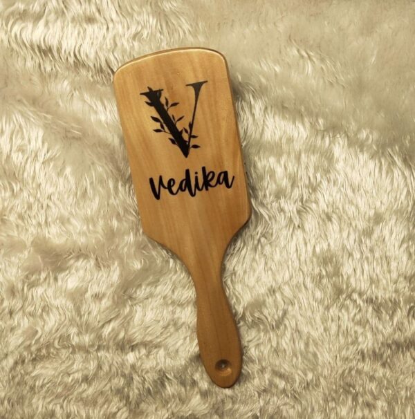 Personalized Hair Brush - Name + Initial
