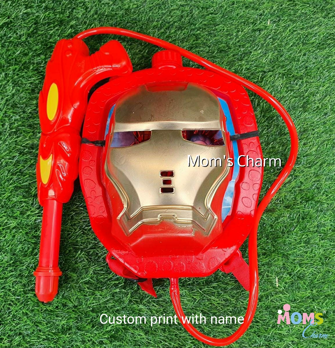Personalized Ironman Pichkari - Detachable Mask - Image 2