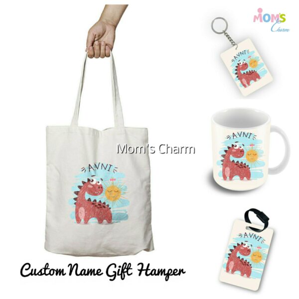 Dino Tote Bag Gift Hamper - Personalized Combo
