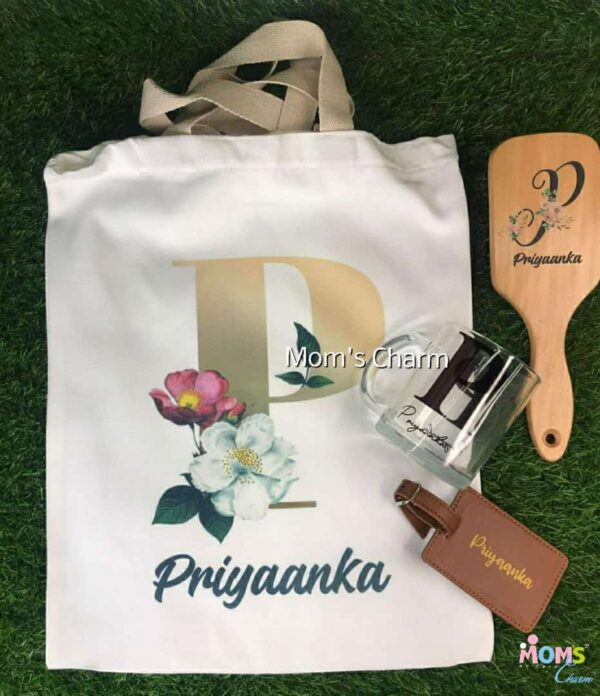 Customized Gifts - 4 Piece Tote Bag Combo