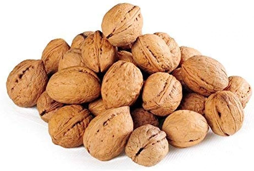 Brown Shelled Walnuts (Akhrot Inshell) 1Kg Mom’s Charm