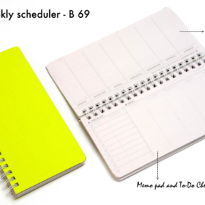 B69 –Spiral weekly scheduler– Min 10 pcs