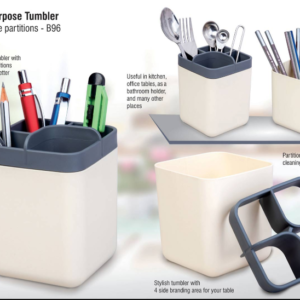 B96 –Axle multipurpose tumbler with detachable partitions– Min 10 pcs