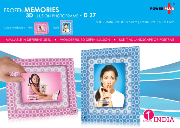 D27 – Frozen memories – 3D photo frame (3 x 4)