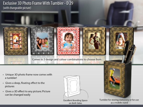 D29 – 3D photoframe Tumbler